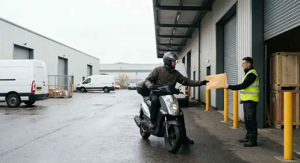 Coursier livraison de plis sécurisé MTI Express